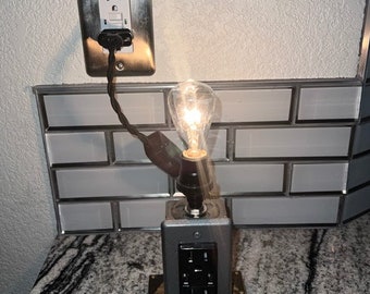 Kleine toonbank industriële USB-laadstationlamp