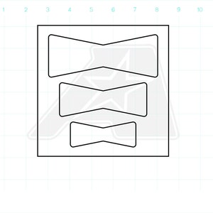 Bow Tie Acrylic Router Template