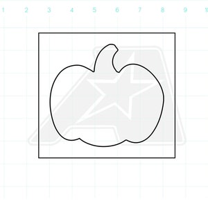 Pumkin Template - Router Template - Clear Acrylic Template - Acrylic Router Template - Halloween Template