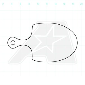 Cutting Board - Charcuterie Board - Serving Board Acrylic Router Template