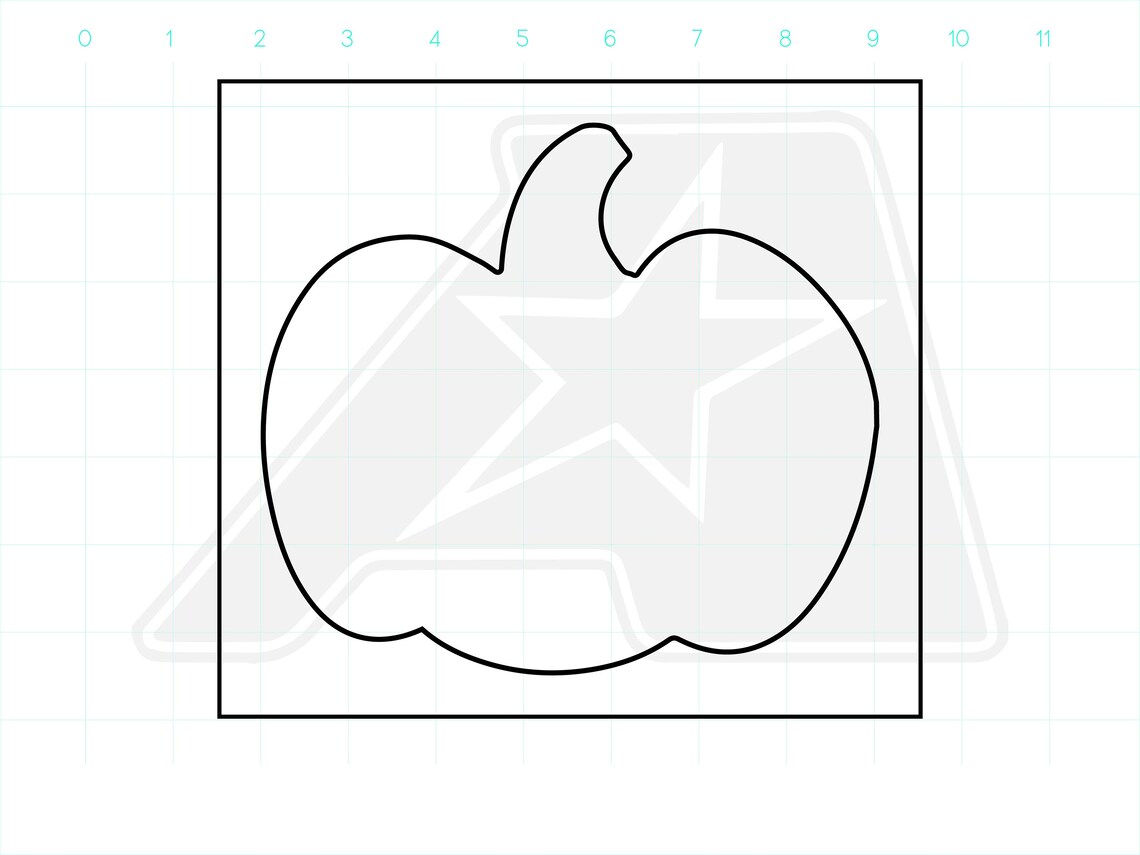 Pumkin Template Router Template Clear Acrylic Template Etsy