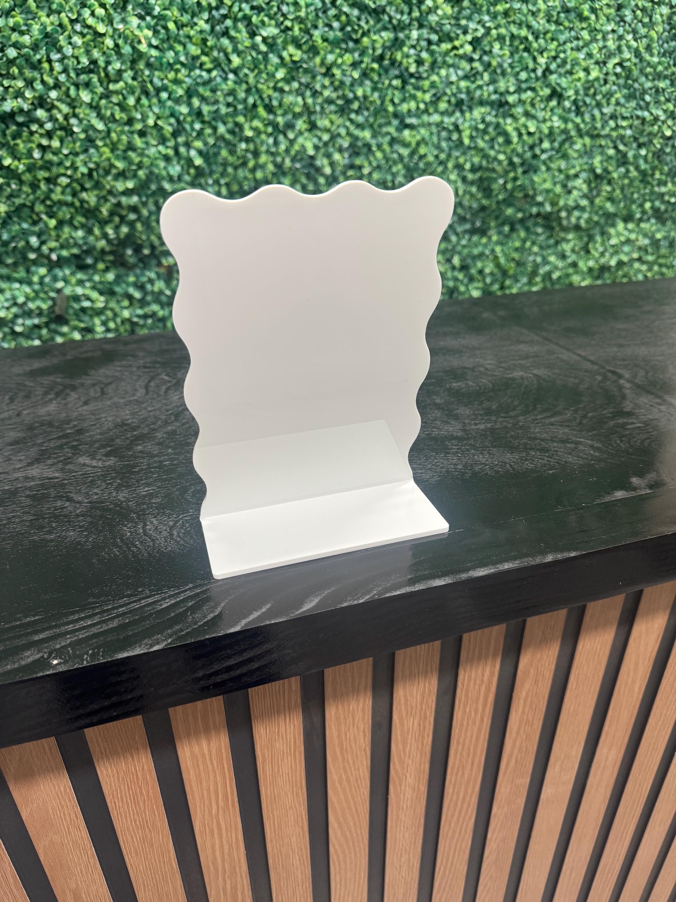 Wavy Acrylic Sign Blank | Wedding Sign | DIY Sign | Blank Sign | Blank ...