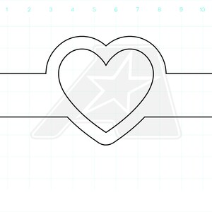Cutting Board Handle - Charcuterie Board -  Serving Board Heart Handle Acrylic Router Template