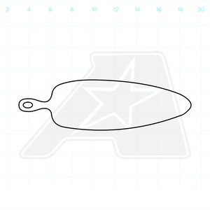 Cutting Board - Charcuterie Board - Serving Board Acrylic Router Template