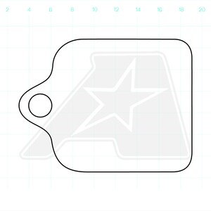 Cutting Board - Charcuterie Board - Serving Board Acrylic Router Template