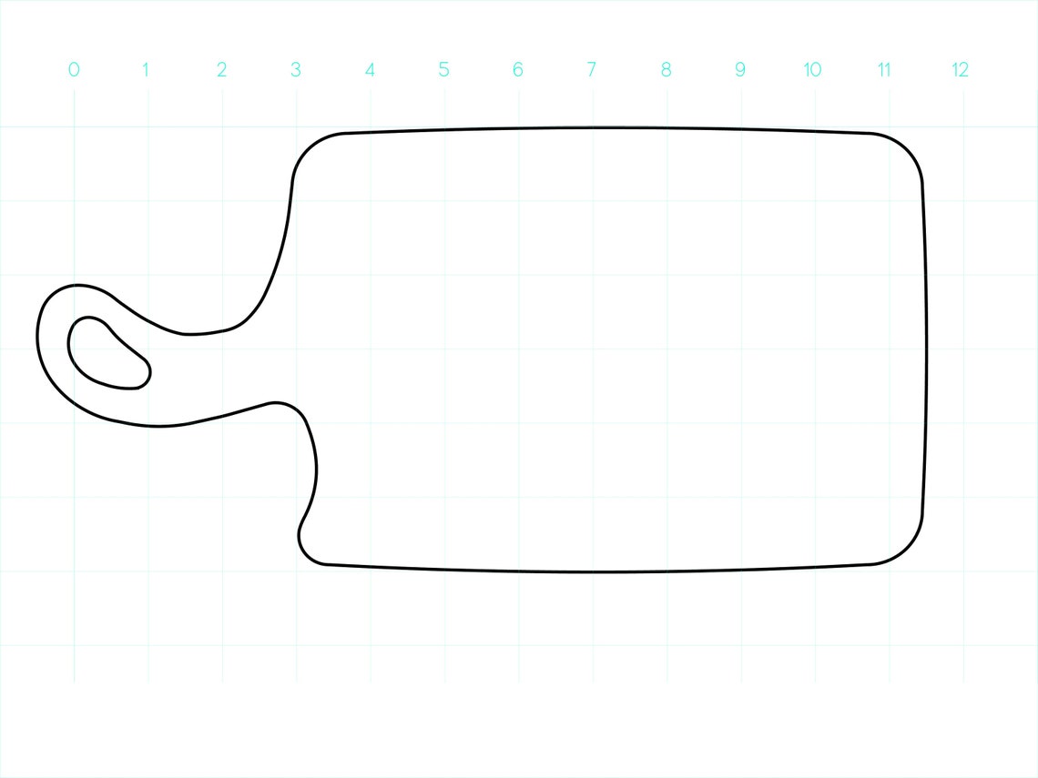 thumbnail image 2 of 3pcs Cutting Board Template Charcuterie Template Acrylic Router Template D Curvy 2 of 12