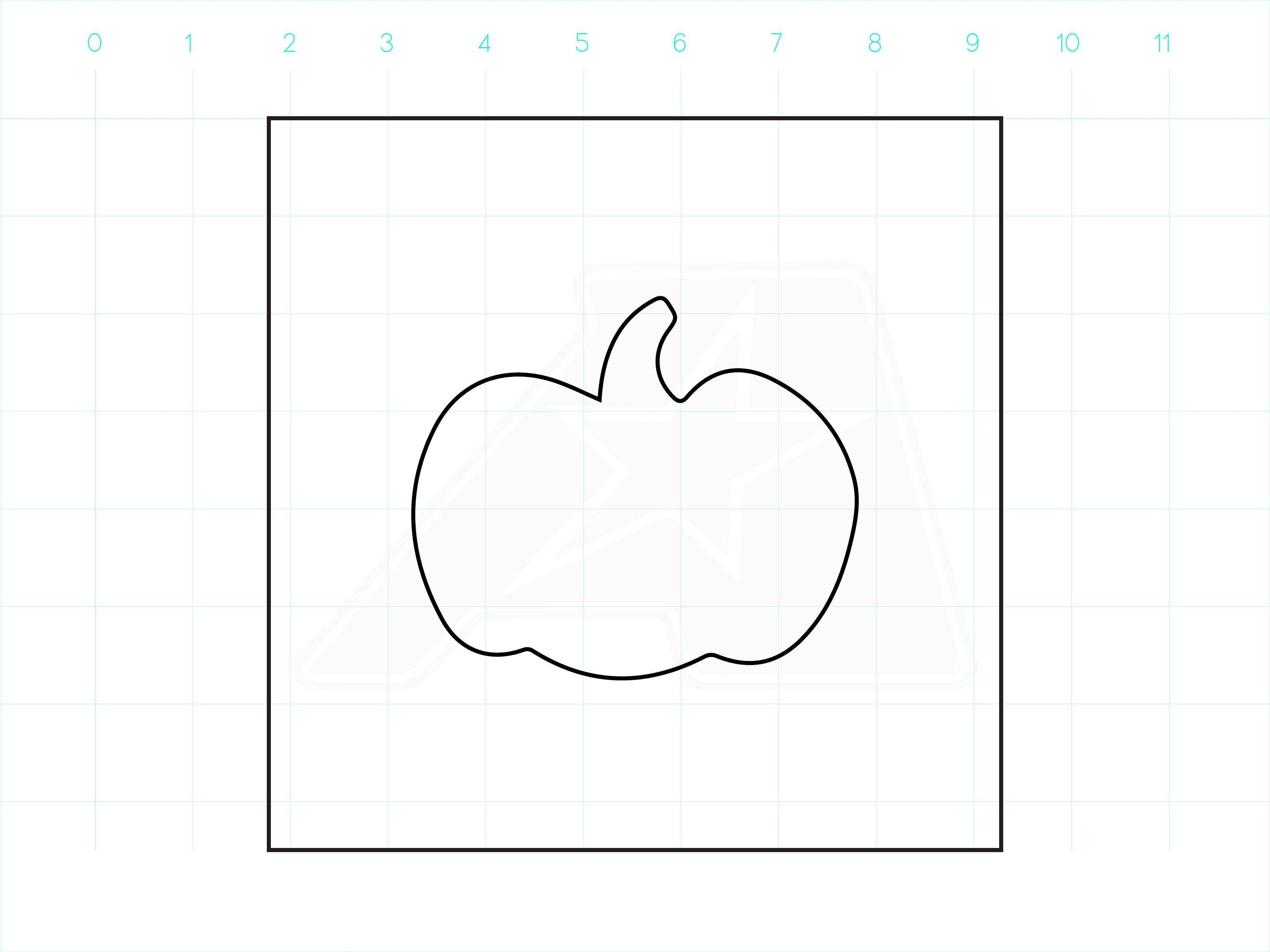 Pumpkin Template - Router Template - Clear Acrylic Template - Acrylic ...