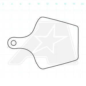 Cutting Board - Charcuterie Board - Serving Board Acrylic Router Template