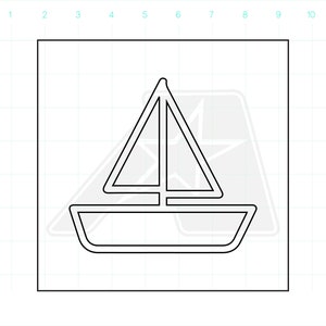 Boat Template - Router Template - Clear Acrylic Template - Acrylic Router Template
