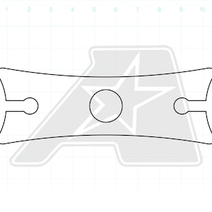 Wine Caddy - Router Template - Clear Acrylic Template - Acrylic Router Template