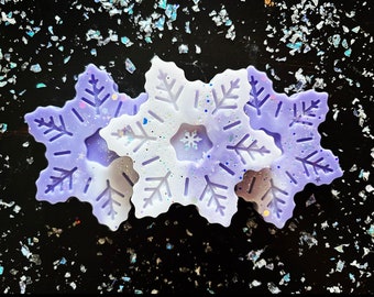 Christmas Snowflake Wax Melts | Holiday Wax Melts | Gift Ideas | Coconut Wax Melts | Christmas Gift