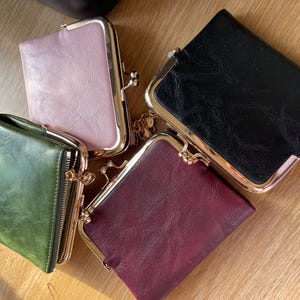Bolsa de moedas vintage para ela, carteira de carro da moda, carteira minimalista personalizada, presente para ela, presente de dia das mães, presente elegante, presente de aniversário