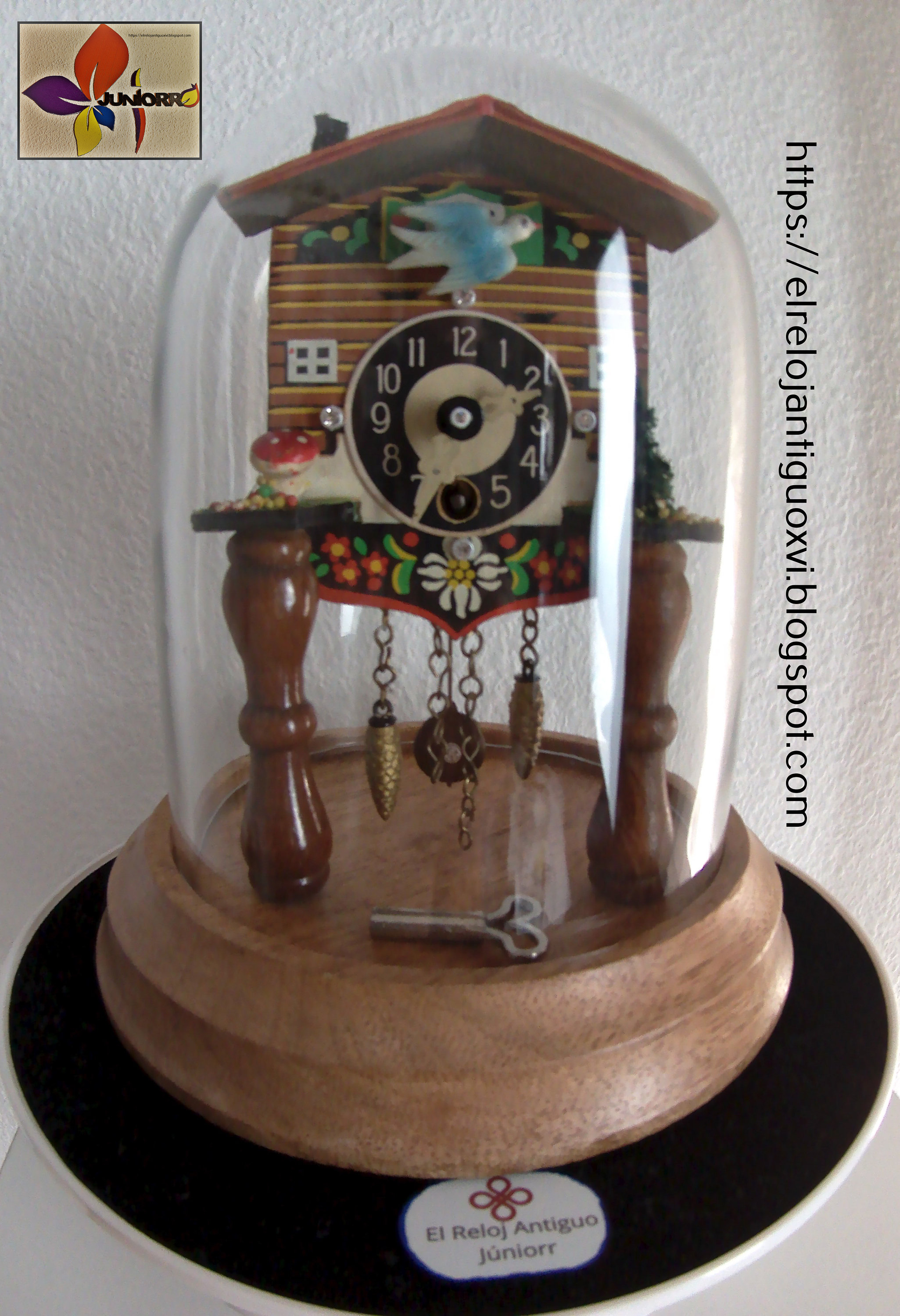 Reloj Antiguo de madera Casa mini Cucu Etsy Mexico