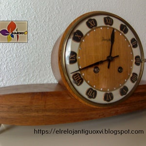 Antique wooden Junghans Clock