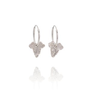 Silver Leaf Earrings, Ivy Leaf Jewellery, Nature Lover Gift, Handmade In The UK