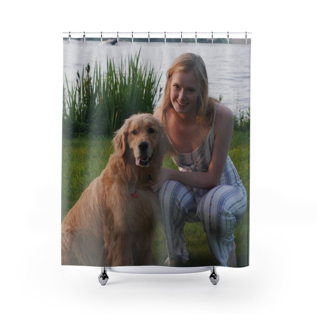Personalized Photo SHOWER CURTAINS, Washable Curtains for Bathroom