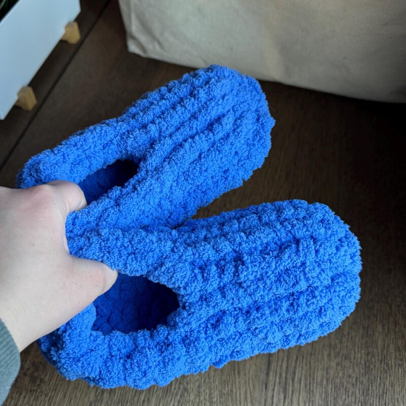 knitted slippers
