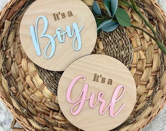 Gender Reveal Announcement Sign Surpise It’s a Boy It’s a Girl Hospital Sign Sibling Gender Reveal Photo Prop Boy or Girl Gender Reveal