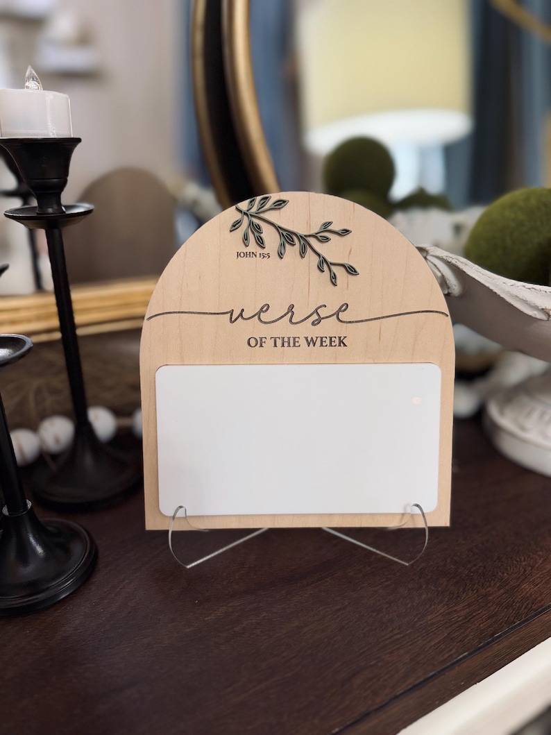 Scripture Whiteboard Verse of the Week Sign, Christian Scripture Display, Bible Verse Board ...