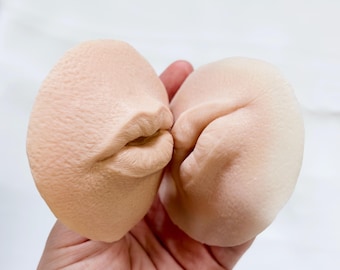 Lipples| Lip Nipple Covers | Realistic Silicone Covers |     Reusable Nude Pasties | Handmade |