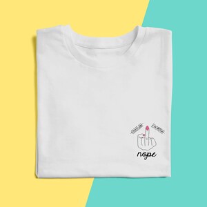 Feminine Embroidered Shirt, Personalized 100% Organic Cotton Unisex Tee, Custom Embroidery Art Gift Tshirt, Gift For Him, Gift For Her