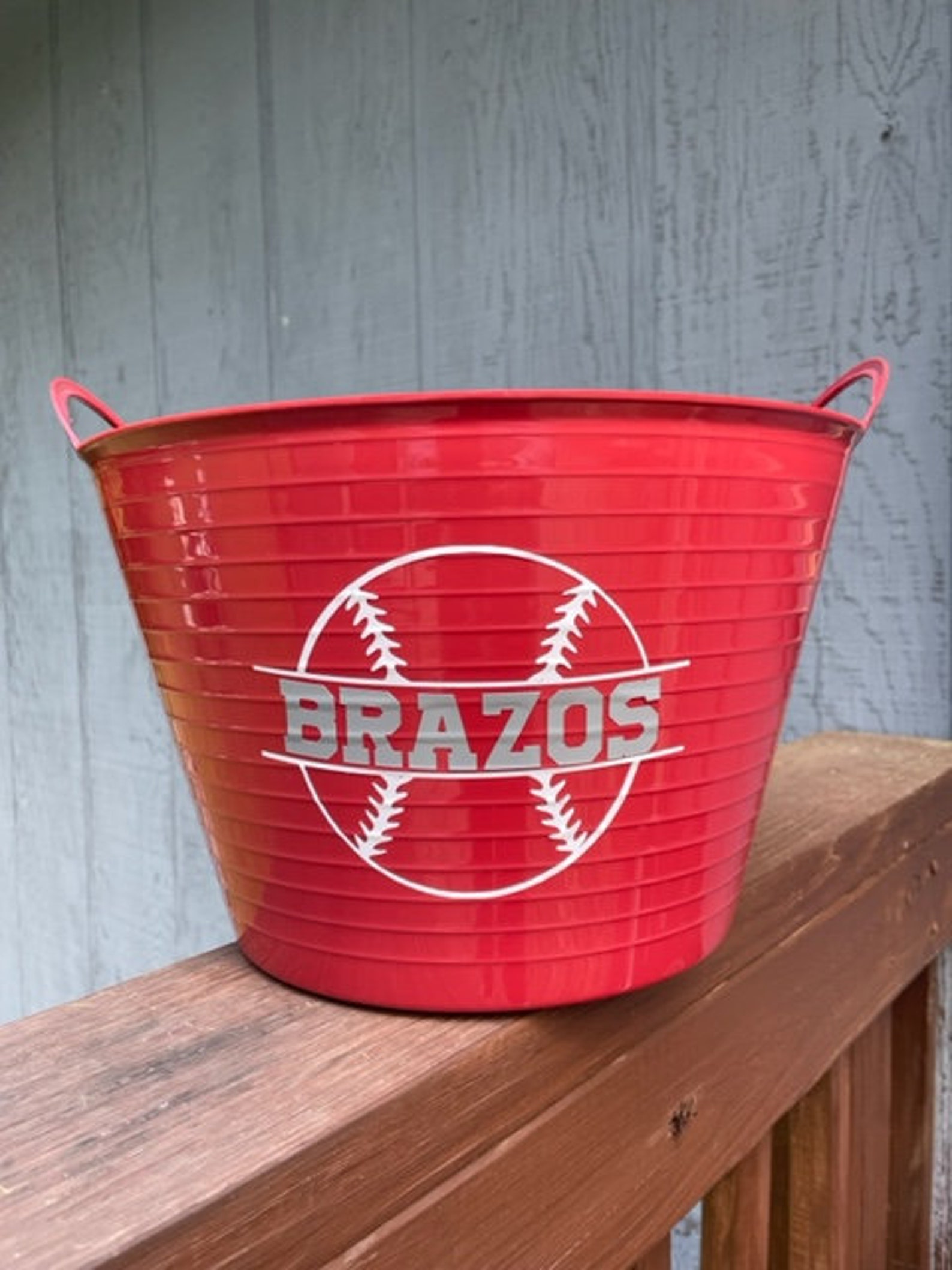 Baseball Team Dugout Buckets Team Buckets Baseball Etsy
