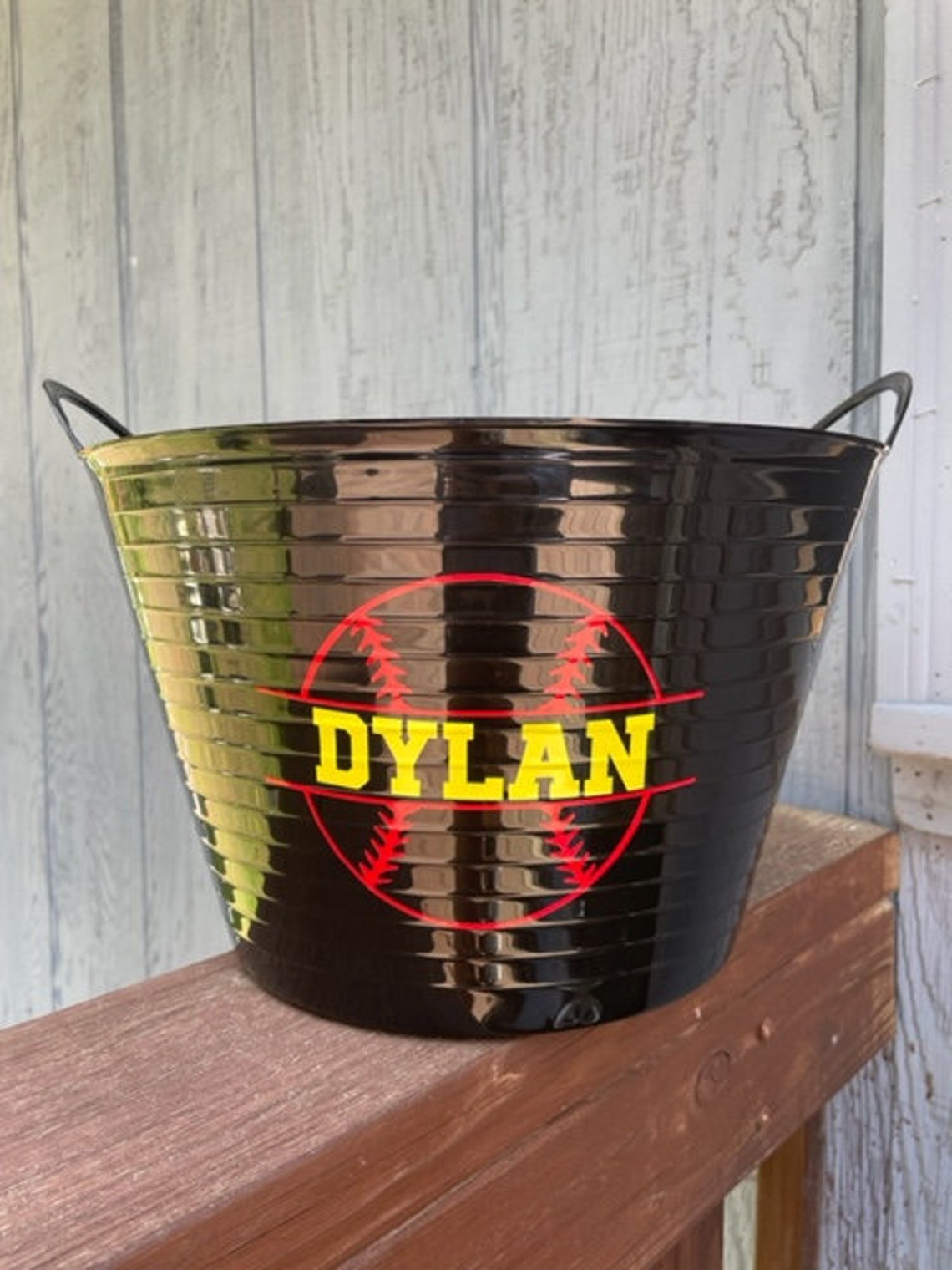 Baseball Team Dugout Buckets Team Buckets Baseball Etsy
