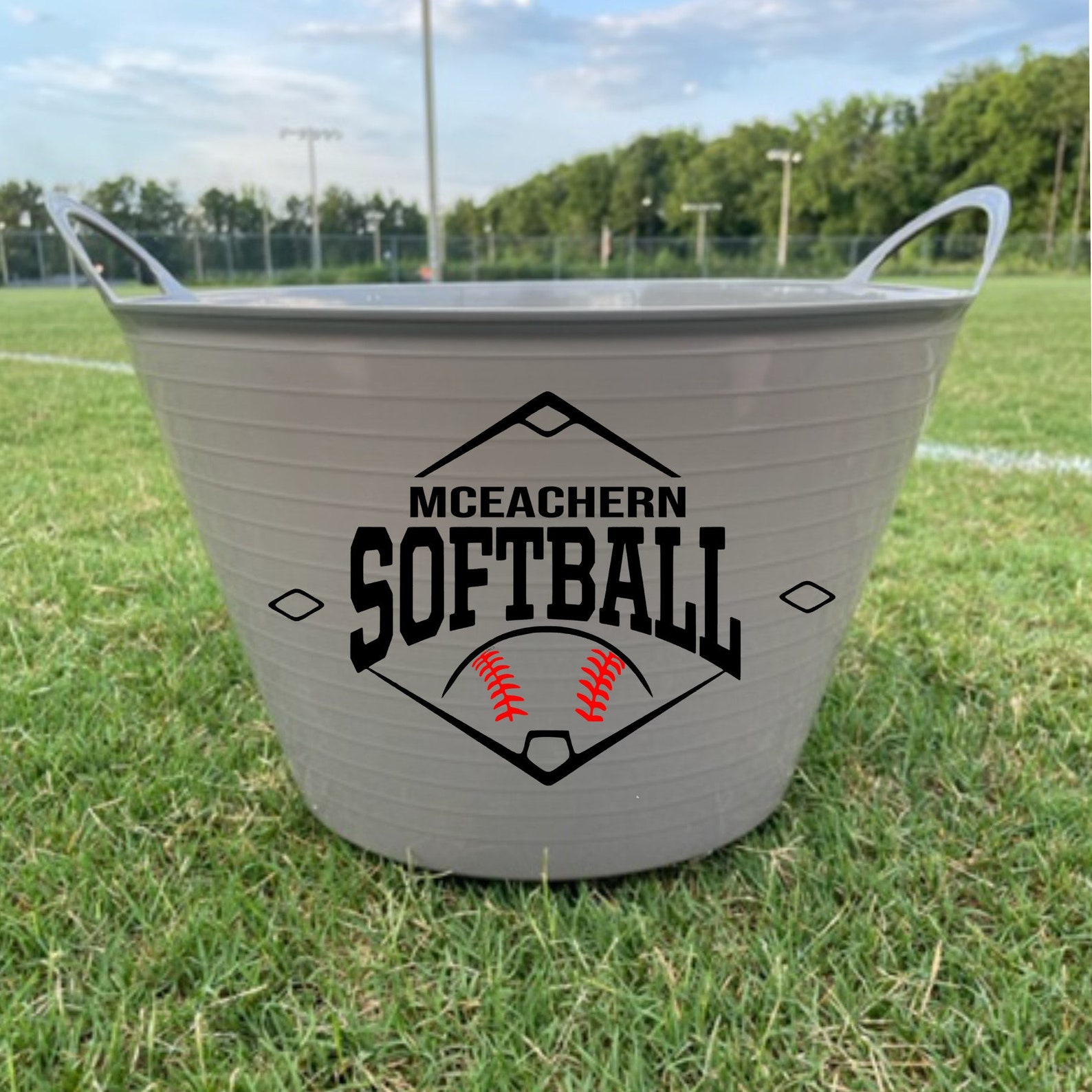 Softball Team Dugout Buckets Team Buckets Softball Etsy UK