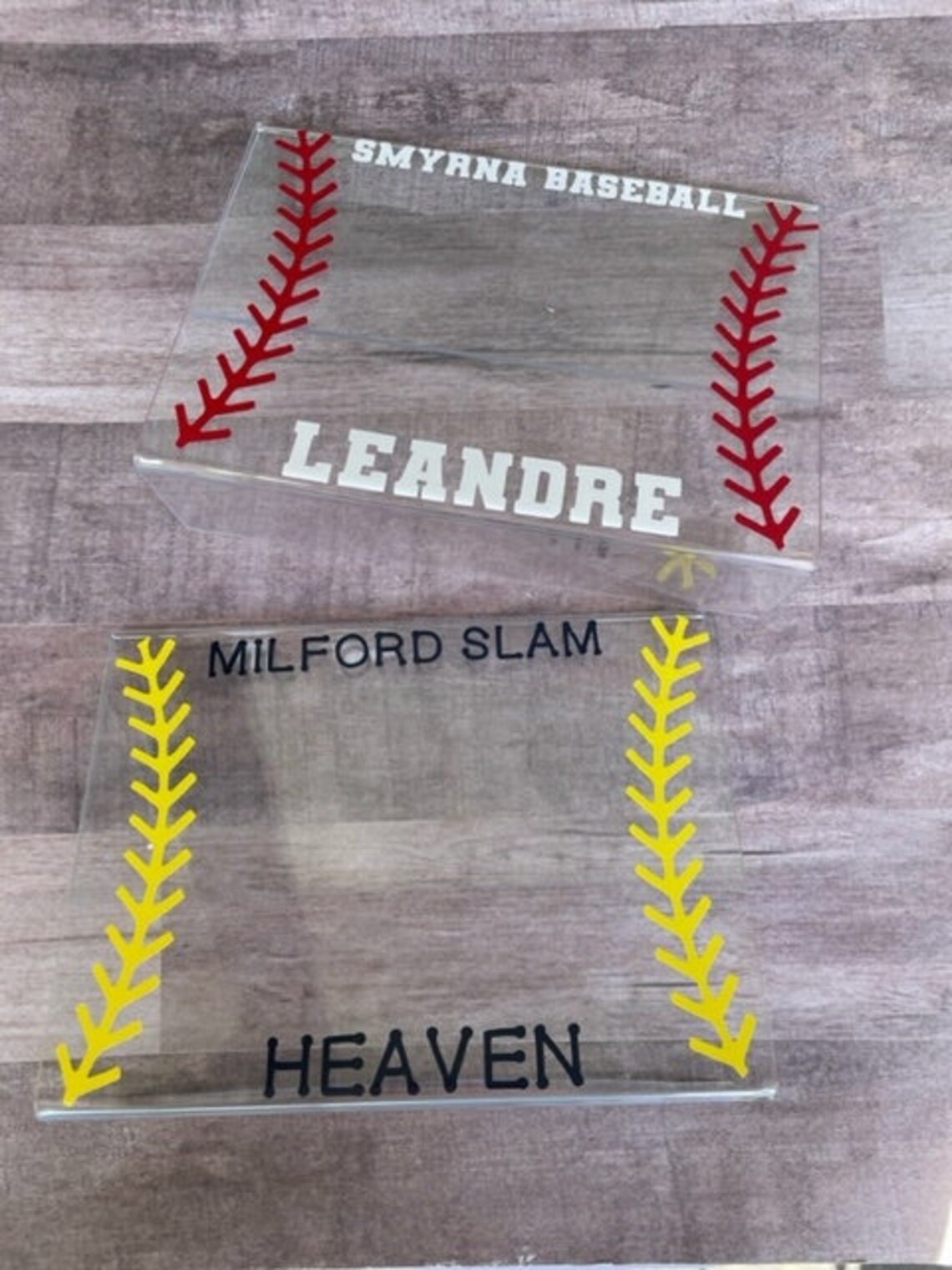 Custom Baseball Picture Frame Personalized Softball Picture Etsy