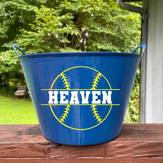 Softball Team Dugout Buckets Team Buckets Softball Etsy