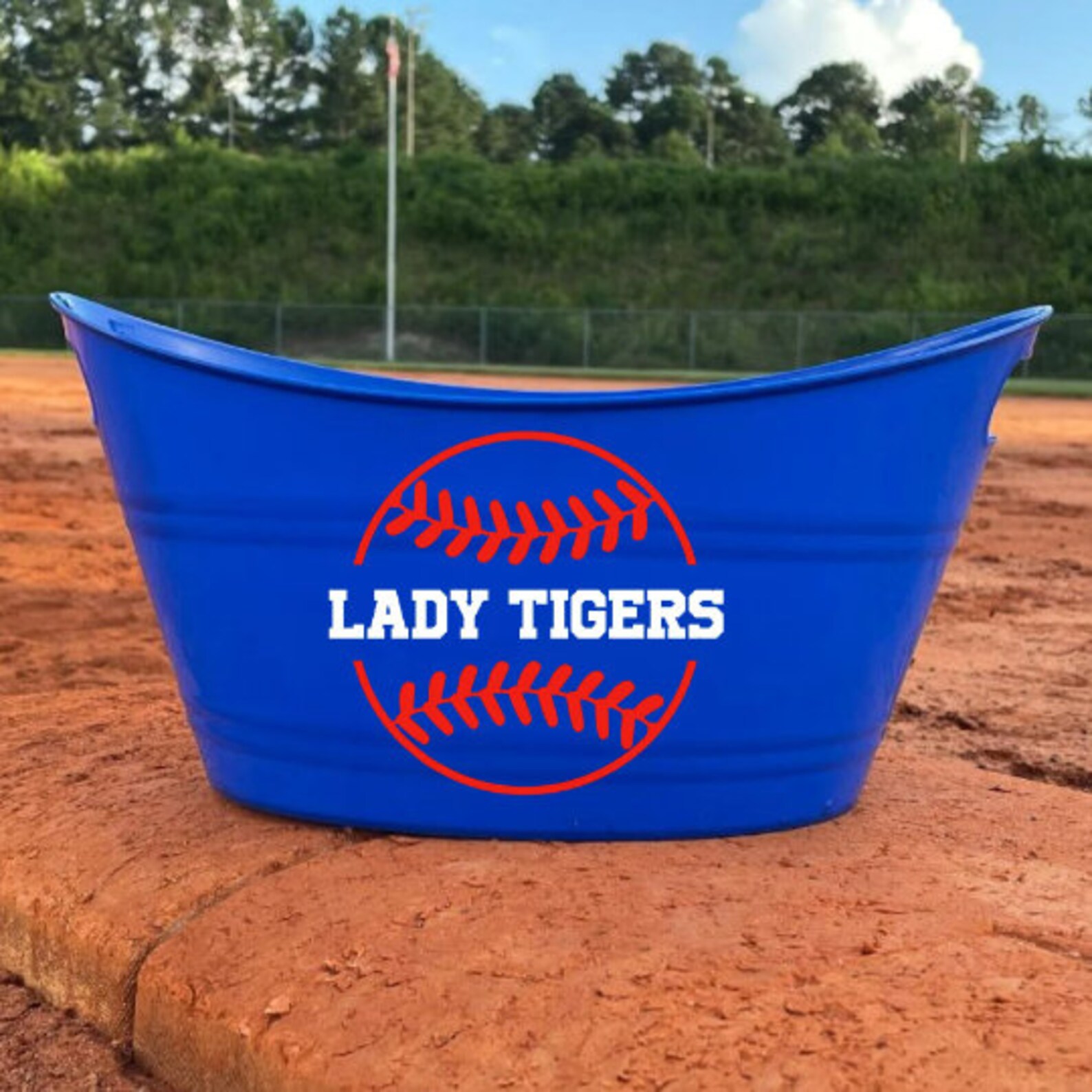 Softball Team Dugout Buckets Team Buckets Softball Etsy
