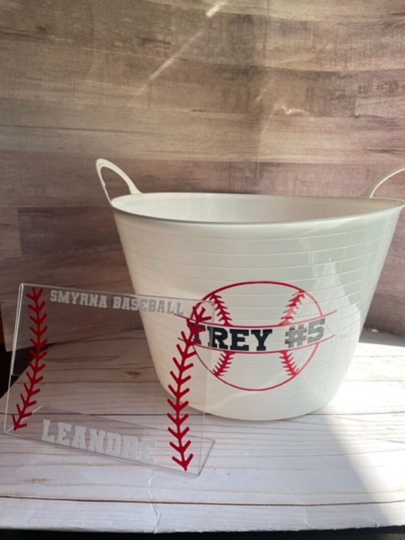 Baseball Team Gift Dugout Buckets Team Buckets Baseball Etsy