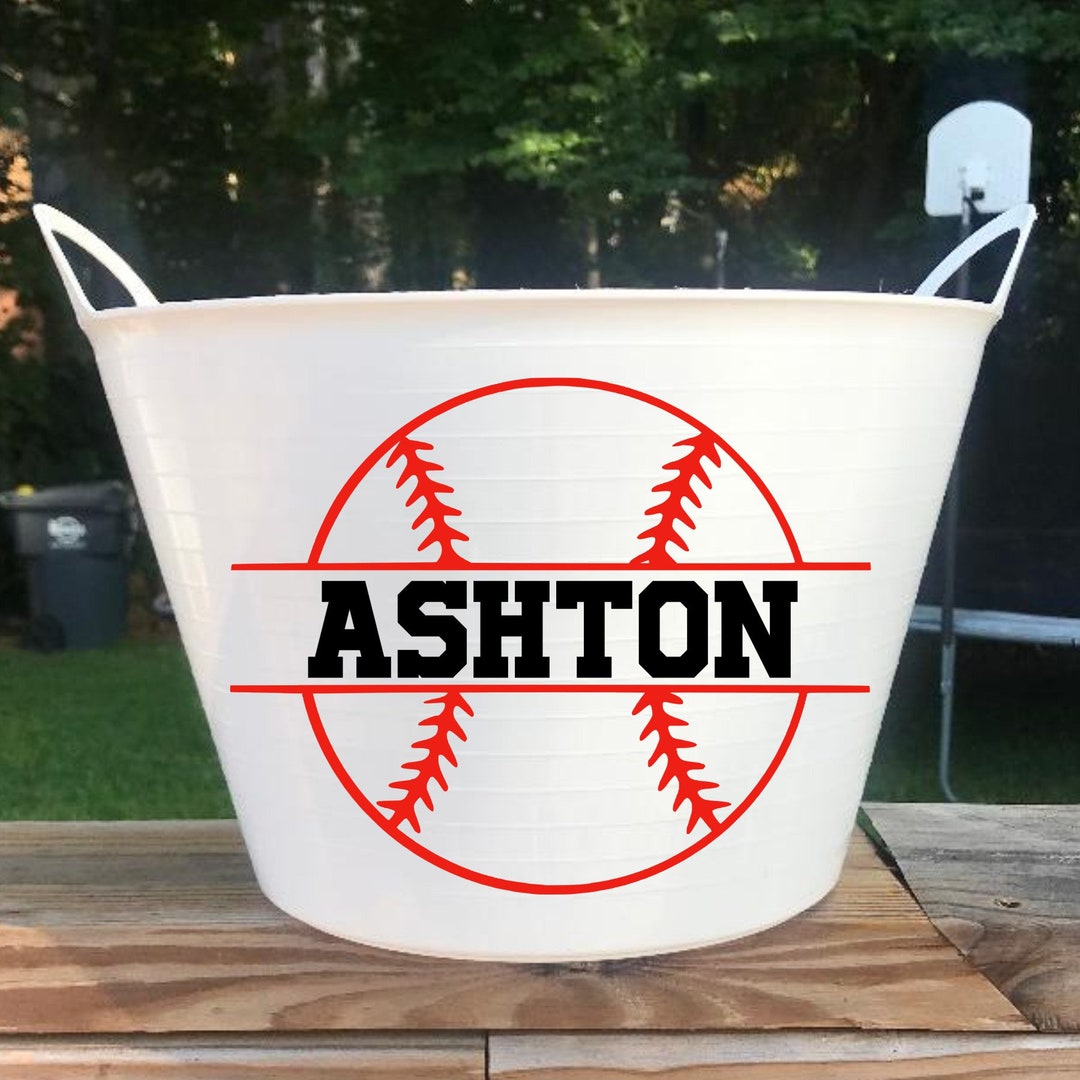 Baseball Team Dugout Buckets Team Buckets Baseball Etsy