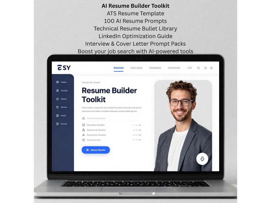 AI Resume Builder Toolkit | ATS Resume Template | 100 Resume Prompts ...