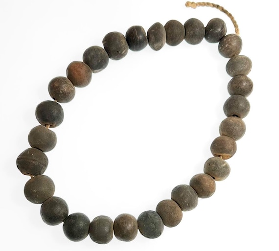 Vintage Nigerian Terracotta Clay Beads- #1008