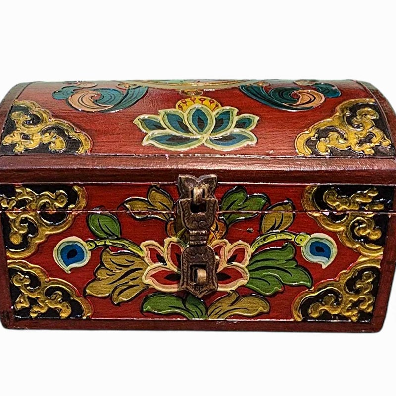 Nepalese Handpainted Box - Etsy