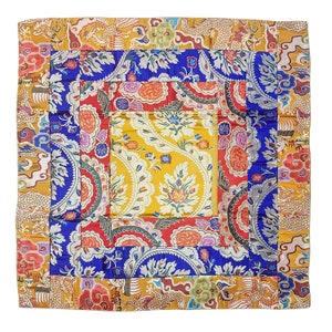 95 x 95 cm, Tibetan Table Clothes for Buddhist Altars/Meditation Tables, Handloomed with Tibetan Designs, Handmade in Nepal