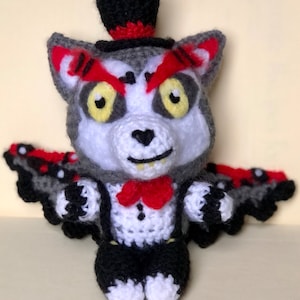 Crochet Husk Inspired Amigurumi, Stuffed Hazbin Hotel Inspired Plush Toy, Handmade Demon Plushie Gift