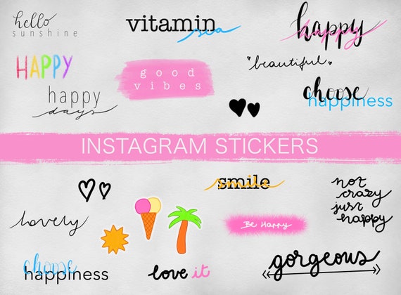 Instagram sticker for iOS & Android