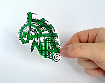 Roller coaster sticker - MacBook stickers / laptop stickers / water bottle stickers / tumbler stickers / waterproof / abstract art