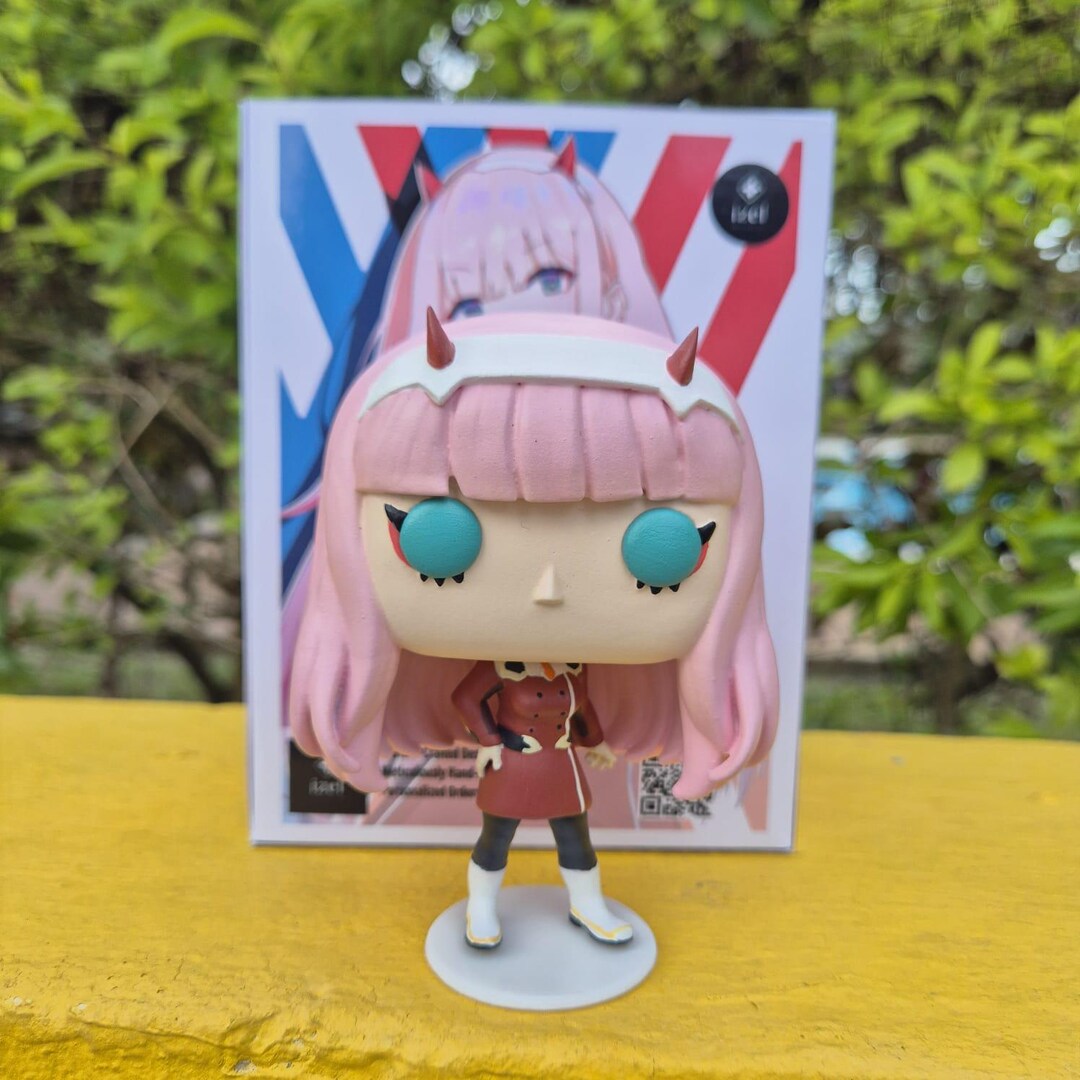 Custom Zero Two Custom Pop Zero Two Anime Inspired Figure With Box - Etsy UK