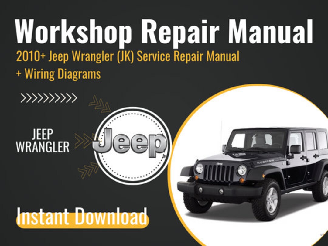 2010 Jeep Wrangler JK Service Repair Manual Wiring - Etsy