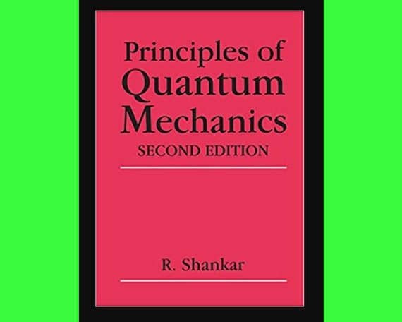 Principles of Quantum Mechanics 2nd Edition 2nd Edition PDF - Etsy