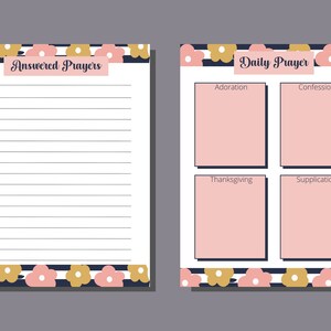 Prayer Journal Printable - PDF Instant Download - Standard Size Paper ...