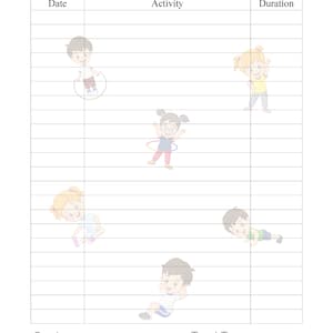 PDF Printable Homeschool PE Log Book Bundle for Elementary School ...