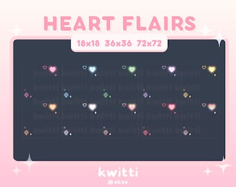 heart twitch sub badge flair cute | bit badges | twitch sub badge flair | stream badges