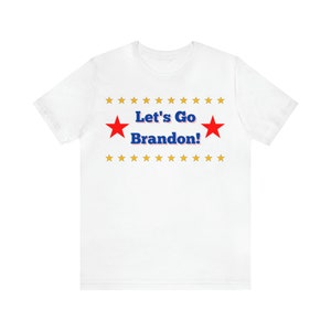 Let&#39;s Go Brandon! (blue) Short Sleeve Tee