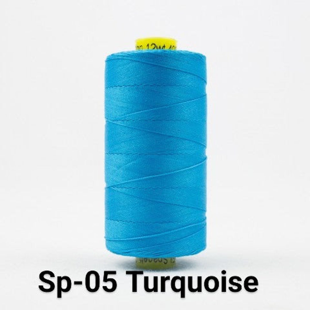 Wonderfil Spaghetti Thread 12wt 437 Yards (blue) - Etsy