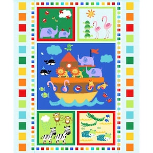 Animal Adventure: A Noah&#39;s Ark Quilt for Baby