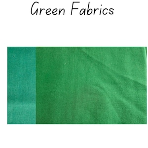 Green Solid Fabrics